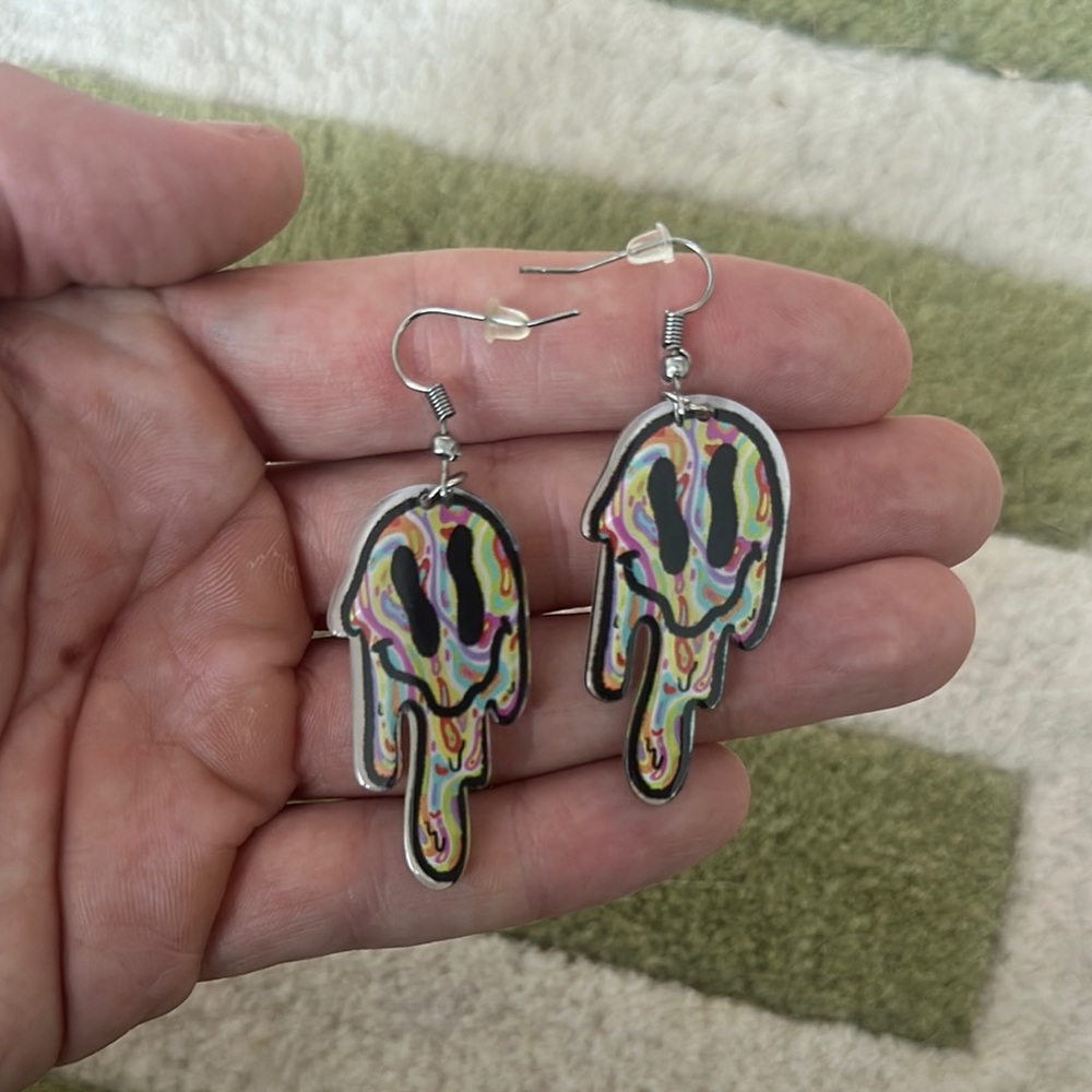 Urban Outfitters Colorful Drip Earrings